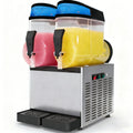 Máquina automática portátil de acero inoxidable para granizados, de bajo consumo energético, con capacidad de 24 litros, alta eficiencia, 1100 W, 12 kg/min.