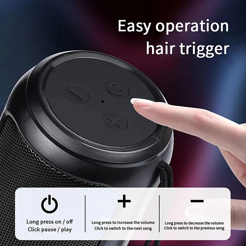 Altavoz Bluetooth A3 para el hogar, portátil, con conexión a teléfono móvil, altavoz Bluetooth con subwoofer envolvente y altavoz inalámbrico para exteriores.
