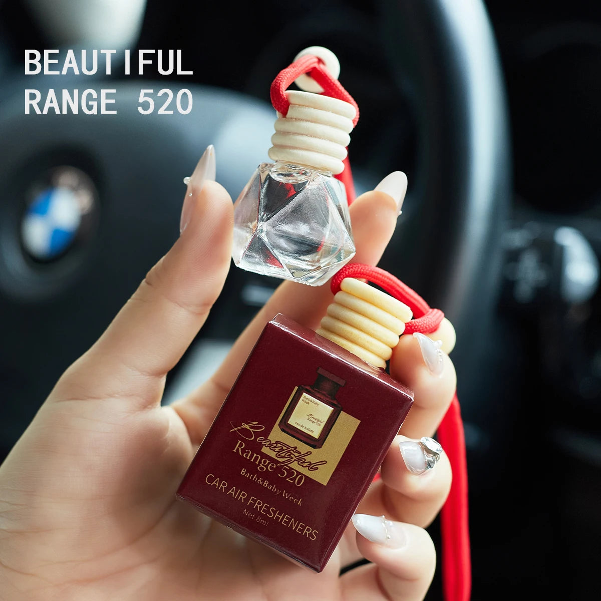 Perfume para coche, una fragancia para el interior del coche, un ambientador de larga duración para el coche, que mantiene un ambiente encantador y fresco.