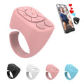 El control remoto Tiktok Scrolling Ring es adecuado para iPhone, iPad, Bluetooth Page Pass Ring Roller, función de control remoto para cámara, video corto y música, compatible con teléfonos iOS y Android.