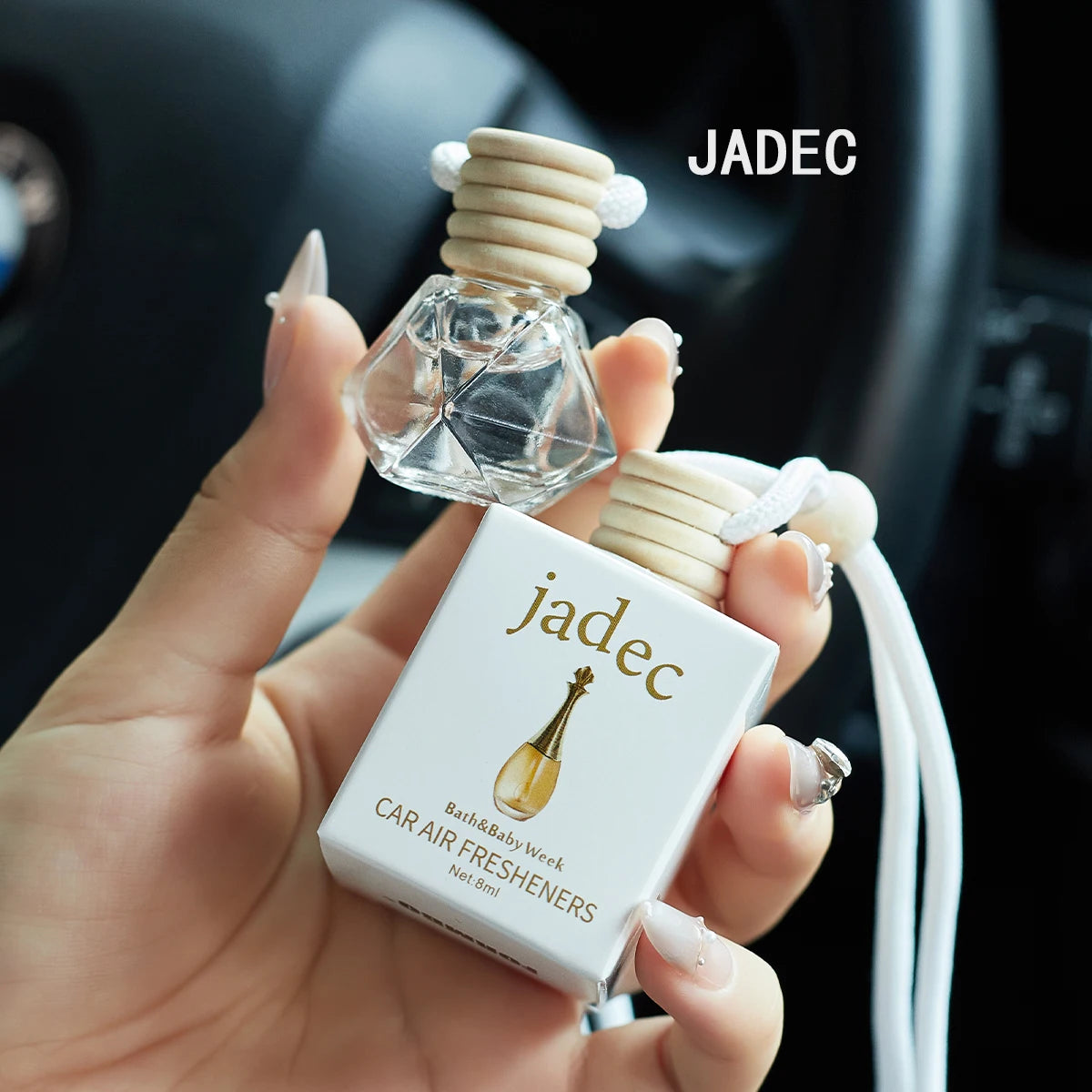 Perfume para coche, una fragancia para el interior del coche, un ambientador de larga duración para el coche, que mantiene un ambiente encantador y fresco.